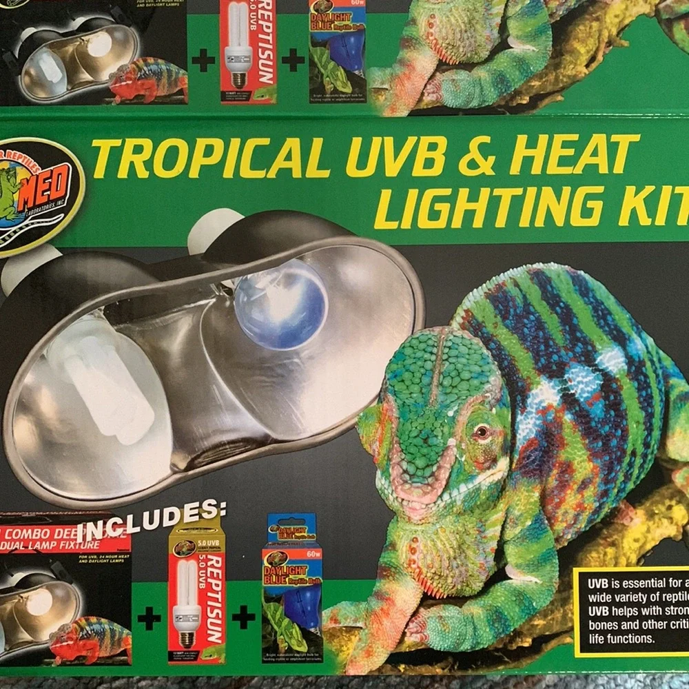 Tropical uvb&heat lighting kit